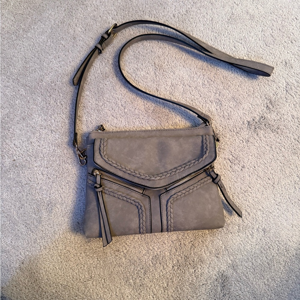 Gray Women's Crossbody Bag
